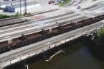 10 ribbons of rail remain in this CP train slumbering thru an August Sunday 